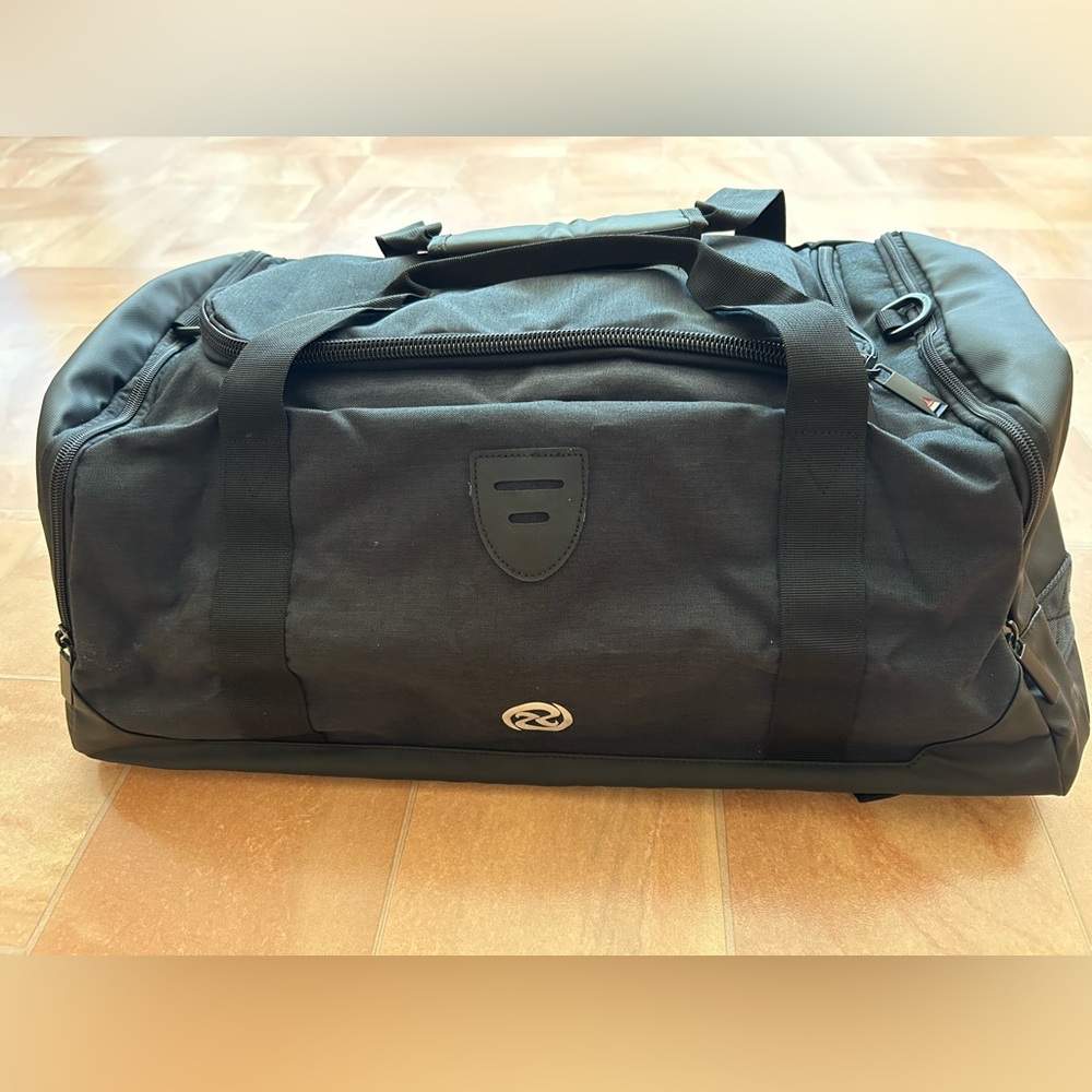 NWT Cico Rider Men's Black Basic Multipurpose Travel Gym Duffel Bag Backpack